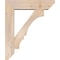 Ekena Millwork Balboa Slat Smooth Bracket w/ Offset Brace, Douglas Fir, 7 1/2"W x 30"D x 36"H BKT0806X30X36BOA06SDF - alternate 2